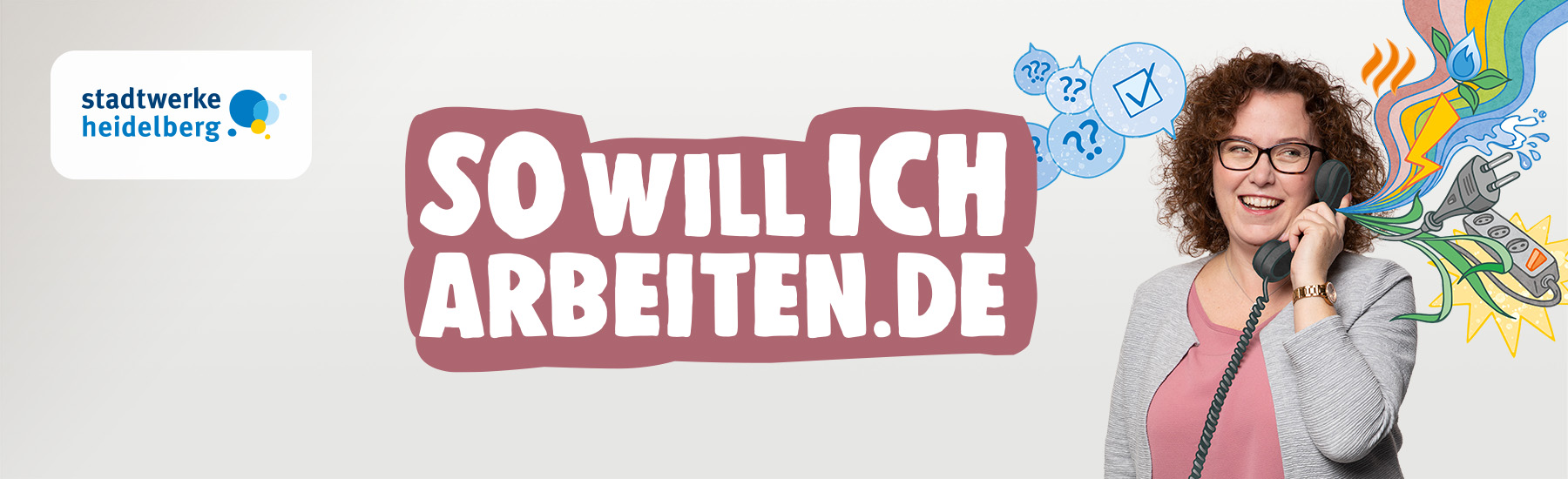 Frau am Telefon